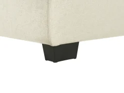Divano letto angolare 3 posti ROMEDAL Tessuto Beige Lato Sinistro