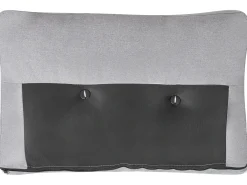Divano letto angolare 4 posti FLAKK Tessuto Grigio chiaro con contenitore Lato destro