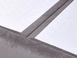 Divano letto con contenitore Tessuto ARISTOCRAT 160 x 200 cm Tortora