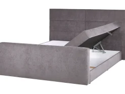 Divano letto con contenitore Tessuto ARISTOCRAT 180 x 200 cm Tortora