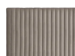 Divano letto con contenitore Velluto DAME 180 x 200 cm Tortora