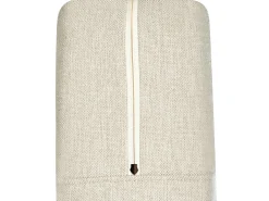 Divano letto con contenitore Tessuto MINISTER 180 x 200 cm Beige chiaro