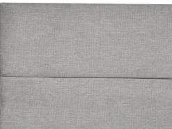 Divano letto con contenitore Tessuto ARISTOCRAT 160 x 200 cm Grigio chiaro