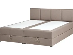 Divano letto con contenitore Tessuto BARONET 180 x 200 cm Tortora