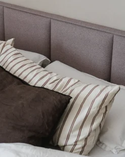 Divano letto con contenitore Tessuto BARONET 180 x 200 cm Tortora