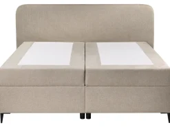 Divano letto con contenitore Tessuto REGENT 160 x 200 cm Tortora