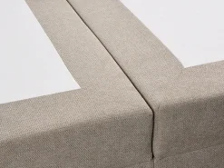 Divano letto con contenitore Tessuto REGENT 160 x 200 cm Tortora