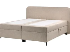 Divano letto con contenitore Tessuto REGENT 160 x 200 cm Tortora