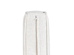 Divano angolare da giardino con pouf 6 posti PALERMO Modulare Rattan sintetico (PE) Marrone