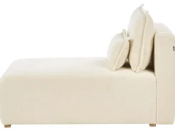 Divano angolare modulare NERBO Bouclé Bianco sporco Lato Sinistro