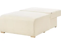 Divano angolare modulare NERBO Bouclé Bianco sporco Lato Sinistro