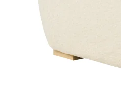 Divano angolare modulare NERBO Bouclé Bianco sporco Lato Sinistro