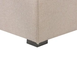 Divano da giardino con pouf 4 posti AREZZO Modulare Beige