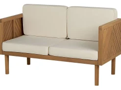 Divano da giardino 2 posti BARATTI Legno d'acacia Marrone