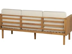 Divano da giardino 3 posti BARATTI Legno d'acacia Marrone