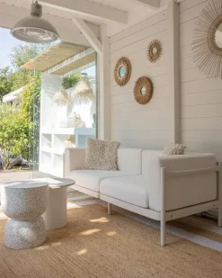 Divano da giardino 2 posti FERRETTI Beige chiaro