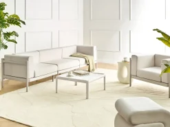 Divano da giardino 3 posti FERRETTI Beige chiaro