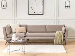 Divano da giardino 3 posti LORETELLO Lato Sinistro Beige