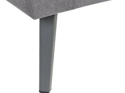 Divano da giardino 3 posti LORETELLO Lato Sinistro Grigio