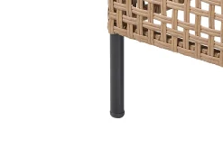 Divano da giardino 2 posti OMEGANA Senza braccia Rattan sintetico (PE) Beige chiaro