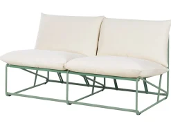 Divano da giardino 2 posti PICO Metallo Verde