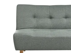 Divano letto angolare modulare 4 posti ALSTEN Tessuto Verde Lato Sinistro