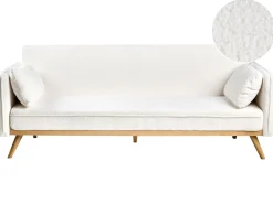 Divano letto ASAA Bouclé Bianco sporco