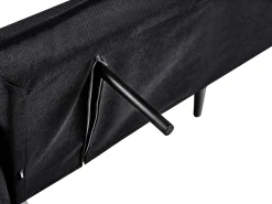 Divano letto ASAA Tessuto Nero