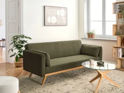 Divano letto ASAA Tessuto Verde