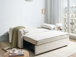 Divano letto HORMA Tessuto Bianco sporco