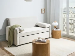 Divano letto HORMA Tessuto Bianco sporco