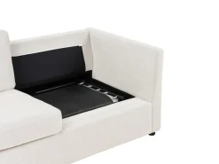 Divano letto INKOO Tessuto Bianco sporco