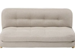 Divano letto 2 posti ESBJERG Lino sintetico Beige