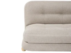 Divano letto 2 posti ESBJERG Lino sintetico Beige