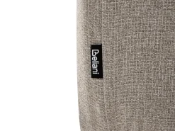Divano letto 2 posti ESBJERG Lino sintetico Beige