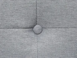 Divano letto 2 posti FLORLI Tessuto Grigio chiaro