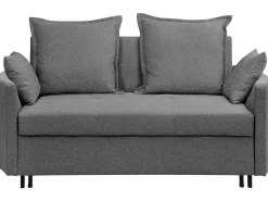 Divano letto 2 posti HOVIN Tessuto Grigio