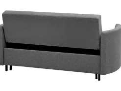 Divano letto 2 posti HOVIN Tessuto Grigio