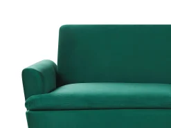 Divano letto 3 posti VETTRE Velluto Verde scuro