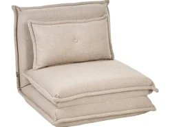 Divano letto singolo DELLEN Tessuto Beige