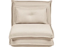 Divano letto singolo DELLEN Tessuto Beige