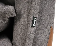 Divano letto singolo DELLEN Tessuto Grigio scuro