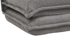 Divano letto singolo DELLEN Tessuto Grigio scuro
