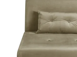 Divano letto singolo FARRIS Velluto Verde oliva