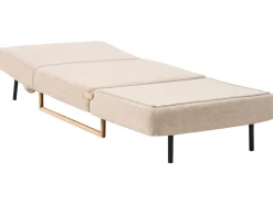 Divano letto singolo JERSLEV Tessuto Marrone chiaro