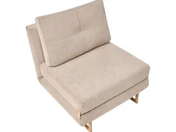 Divano letto singolo JERSLEV Tessuto Marrone chiaro