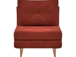 Divano letto singolo JERSLEV Tessuto Rosso