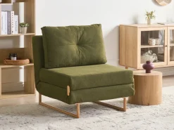 Divano letto singolo JERSLEV Tessuto Verde