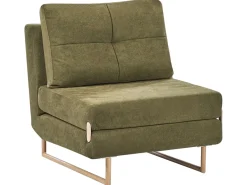 Divano letto singolo JERSLEV Tessuto Verde