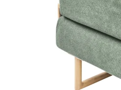 Divano letto singolo JERSLEV Tessuto Verde chiaro